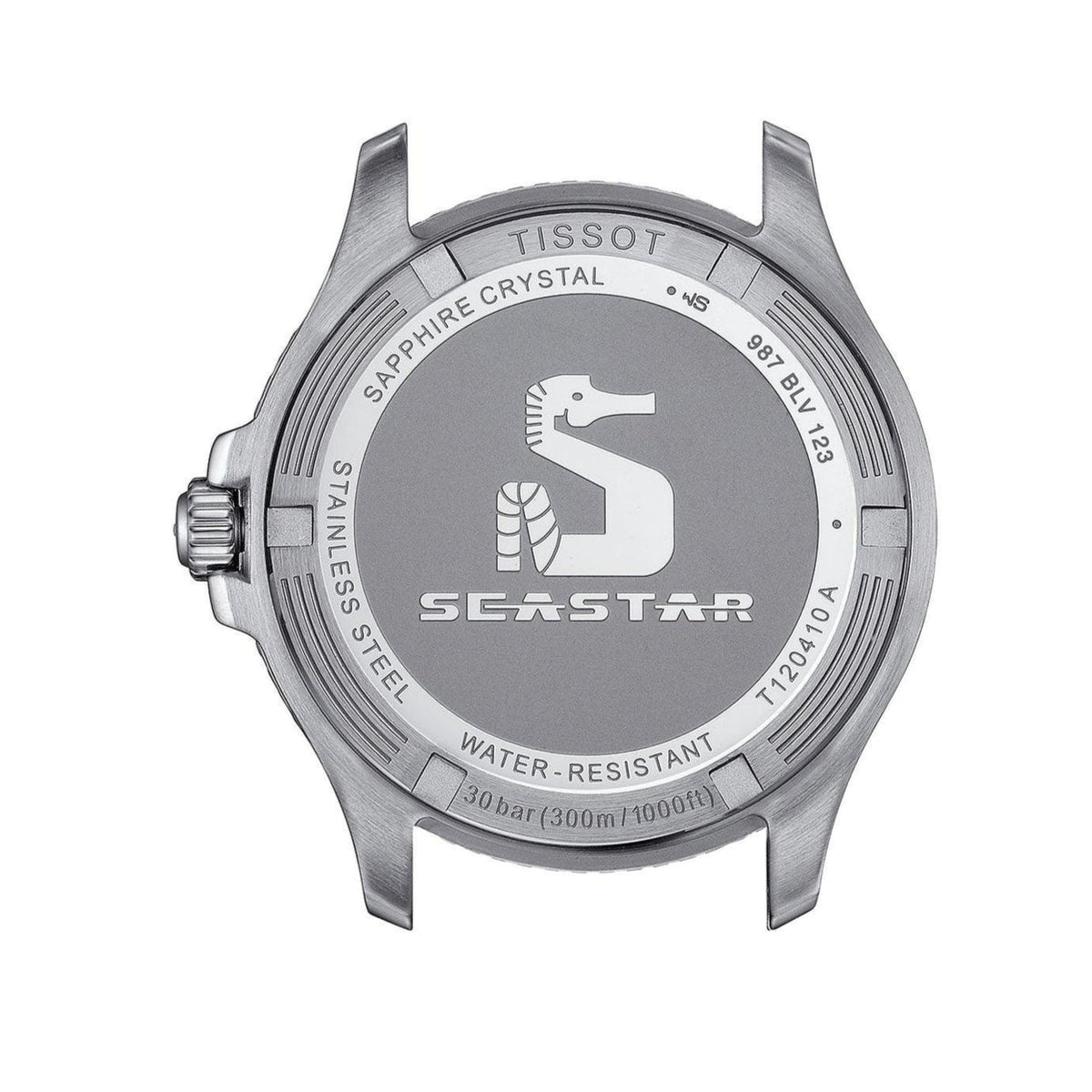 Tissot Seastar 1000 Black Dial Silver Steel Strap Watch For Men - T120.410.11.051.00
