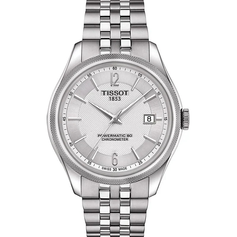 Tissot Ballade Powermatic 80 Cosc Silver Dial Silver Steel Strap Watch For Men - T108.408.11.037.00