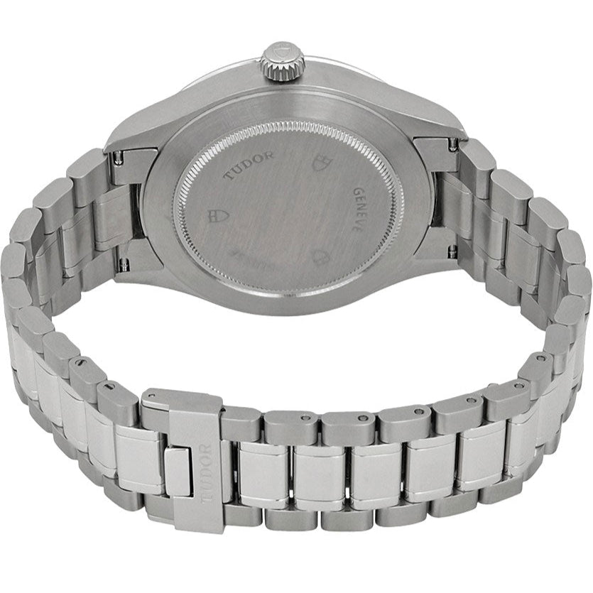 Tudor Style Automatic Blue Dial Silver Steel Strap Watch for Men - M12710-0013