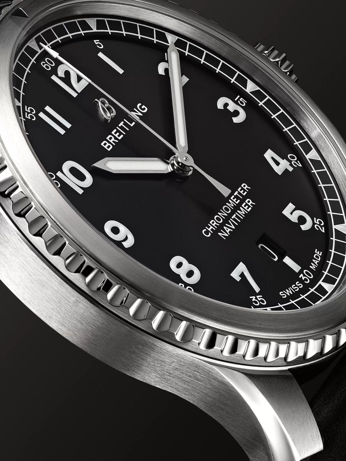 Breitling Navitimer 8 Automatic 41mm Stainless Steel Black Dial Mens Watch - A17314101B1X1