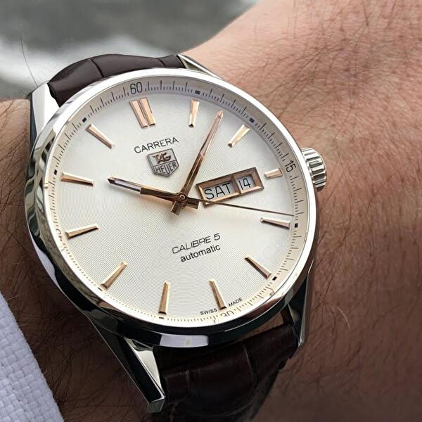 Tag Heuer Carrera White Dial Watch for Men - WAR201D.FC6291