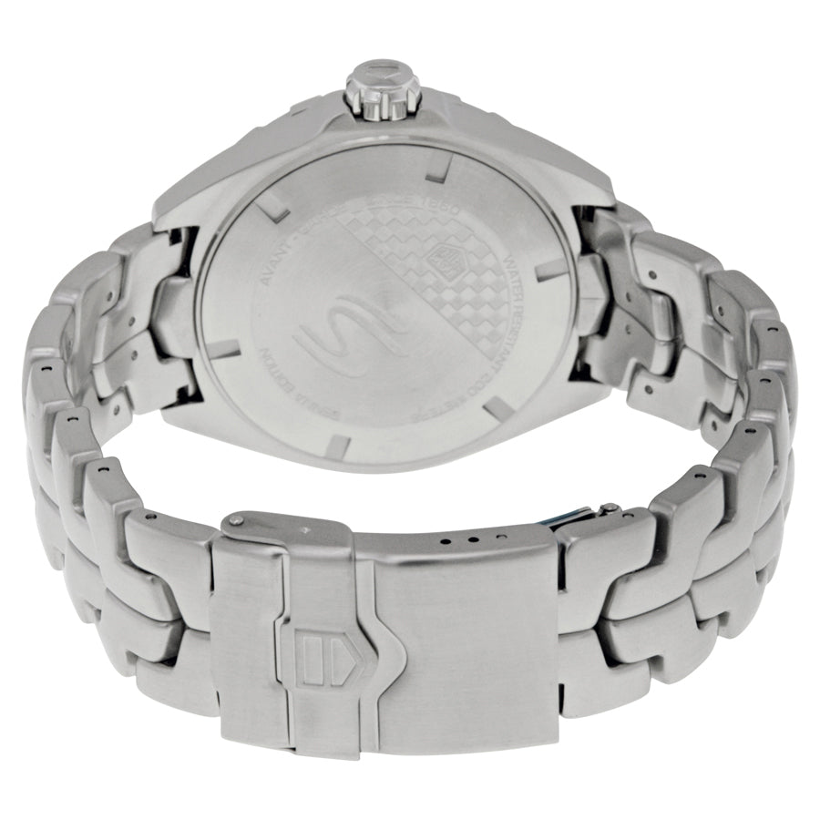 Tag Heuer Formula 1 Senna Limited Edition Black Dial Silver Steel Strap Watch for Men - WAZ1012.BA0883