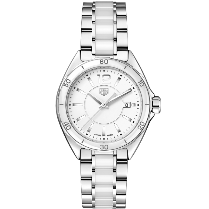 Tag Heuer Formula 1 Quartz White Dial Two Tone Steel Strap Watch for Women - WBJ141AC.BA0974