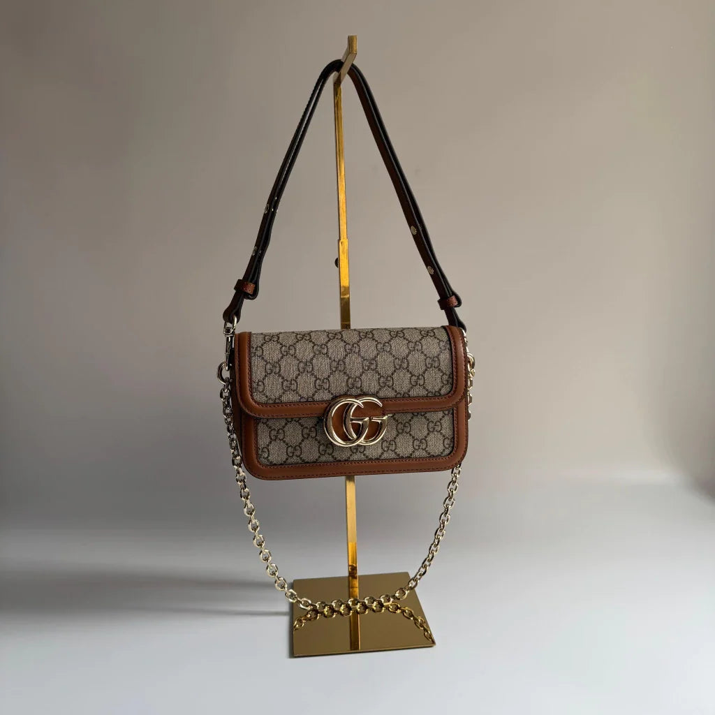 Gucci Mini Horsebit 1955 Shoulder Bag – Brown
