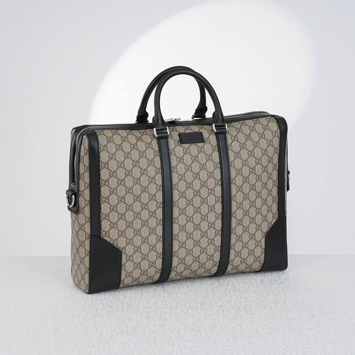 Gucci GG Medium Briefcase Bag - Beige