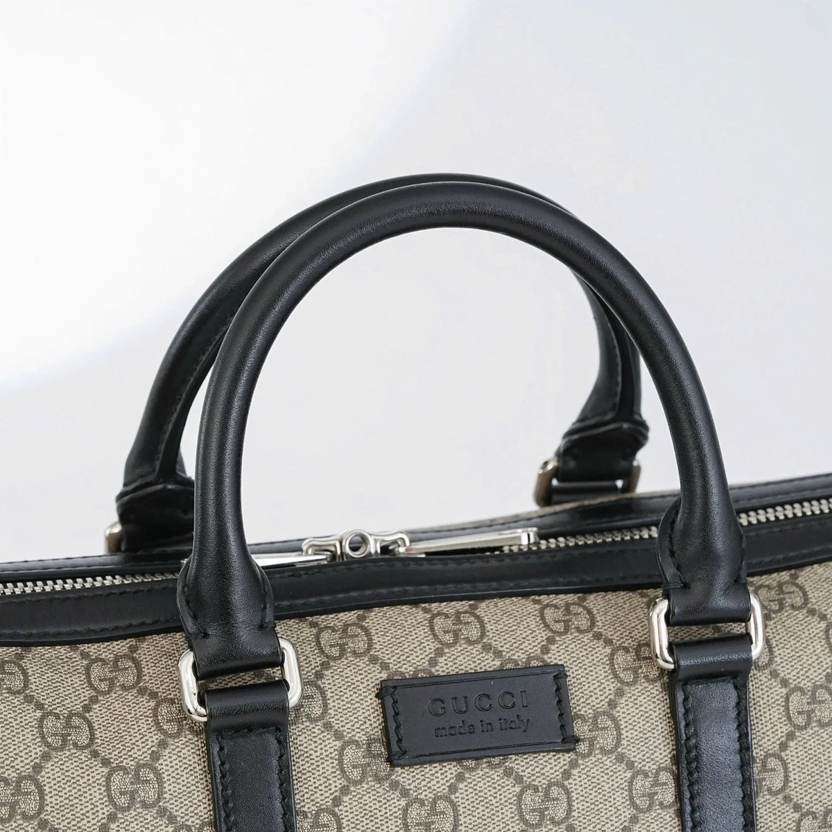 Gucci GG Medium Briefcase Bag - Beige